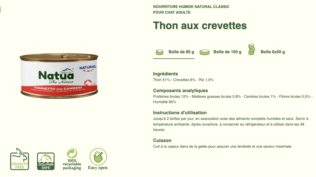 #12 ACTION DU MOIS TOUS CLIENTS 05/2025 Natua Natural in jelly cat (6x85g Cat Jelly Cans) (-35%) NON CUMULABLE – Image 7