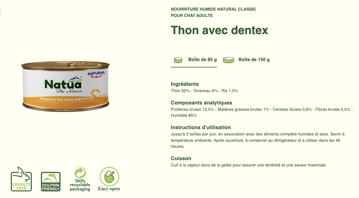 #12 ACTION DU MOIS TOUS CLIENTS 05/2025 Natua Natural in jelly cat (6x85g Cat Jelly Cans) (-35%) NON CUMULABLE – Image 12