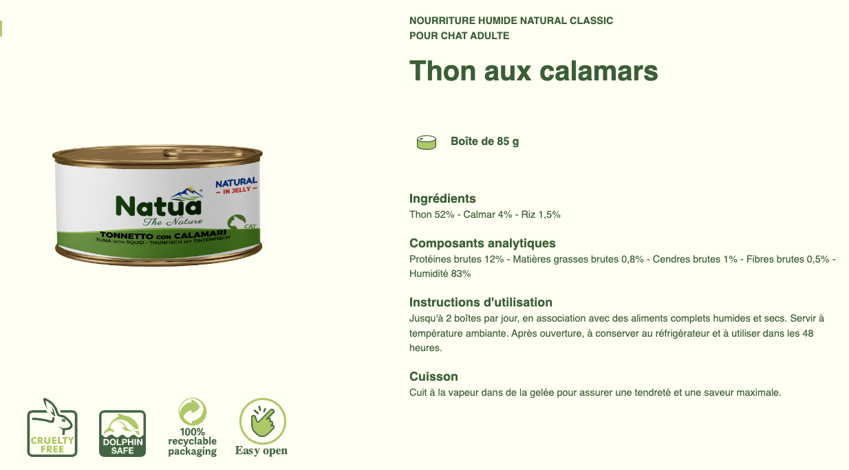 #12 ACTION DU MOIS TOUS CLIENTS 05/2025 Natua Natural in jelly cat (6x85g Cat Jelly Cans) (-35%) NON CUMULABLE – Image 18