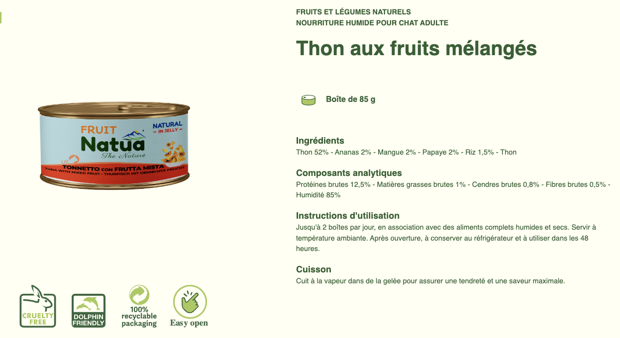 #12 ACTION DU MOIS TOUS CLIENTS 05/2025 Natua Natural in jelly cat (6x85g Cat Jelly Cans) (-35%) NON CUMULABLE – Image 26