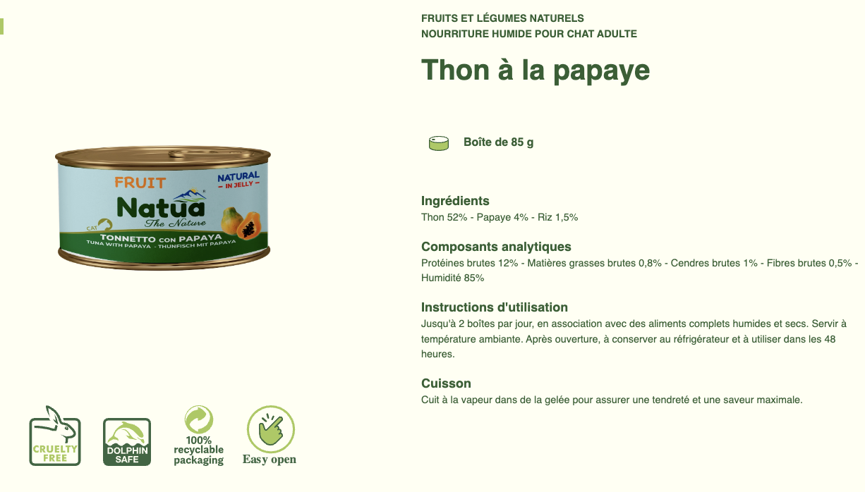 #12 ACTION DU MOIS TOUS CLIENTS 05/2025 Natua Natural in jelly cat (6x85g Cat Jelly Cans) (-35%) NON CUMULABLE – Image 27
