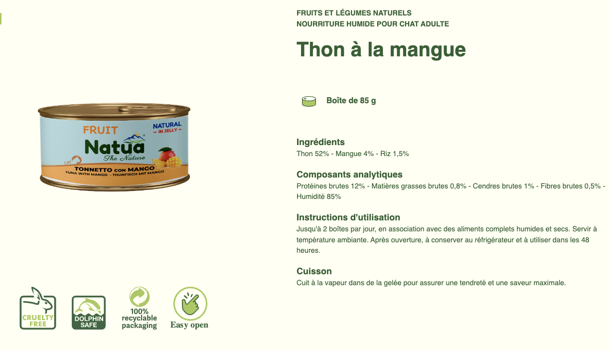 #12 ACTION DU MOIS TOUS CLIENTS 05/2025 Natua Natural in jelly cat (6x85g Cat Jelly Cans) (-35%) NON CUMULABLE – Image 28