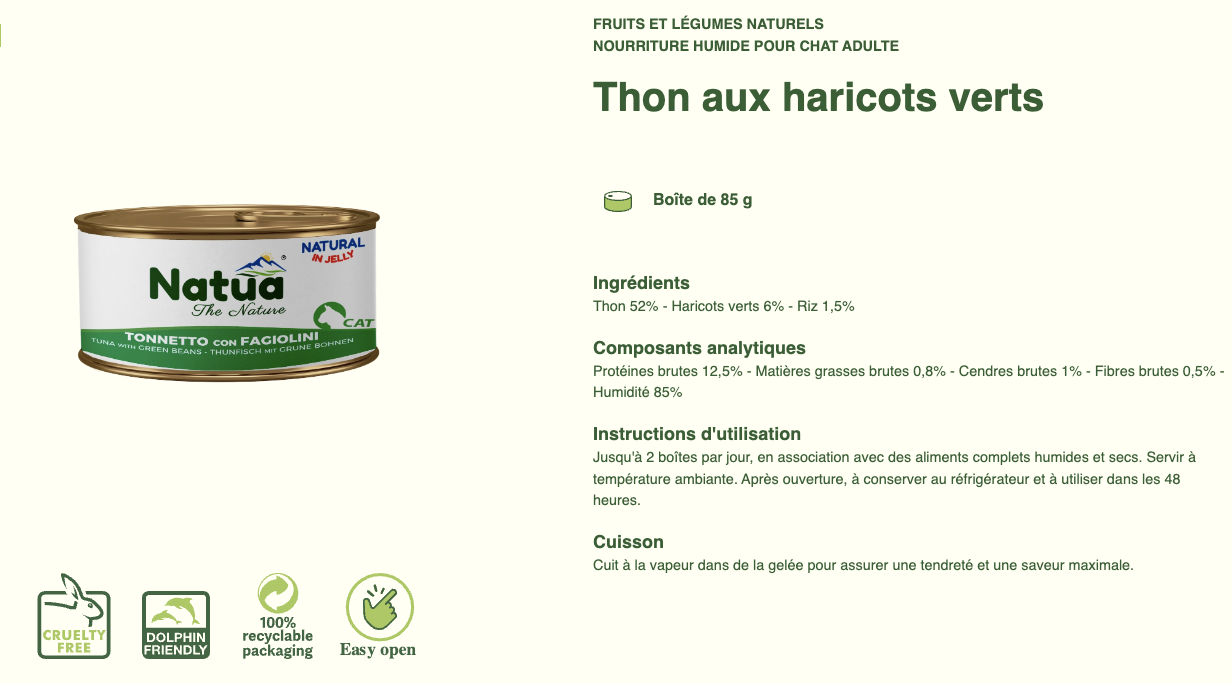 #12 ACTION DU MOIS TOUS CLIENTS 05/2025 Natua Natural in jelly cat (6x85g Cat Jelly Cans) (-35%) NON CUMULABLE – Image 29