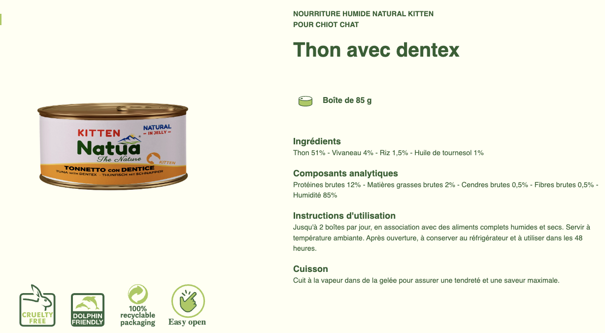 #12 ACTION DU MOIS TOUS CLIENTS 05/2025 Natua Natural in jelly cat (6x85g Cat Jelly Cans) (-35%) NON CUMULABLE – Image 33