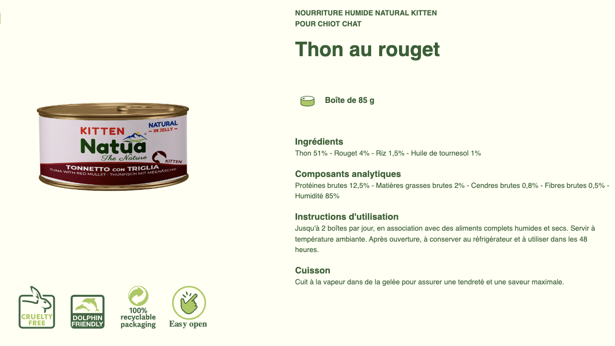 #12 ACTION DU MOIS TOUS CLIENTS 05/2025 Natua Natural in jelly cat (6x85g Cat Jelly Cans) (-35%) NON CUMULABLE – Image 37