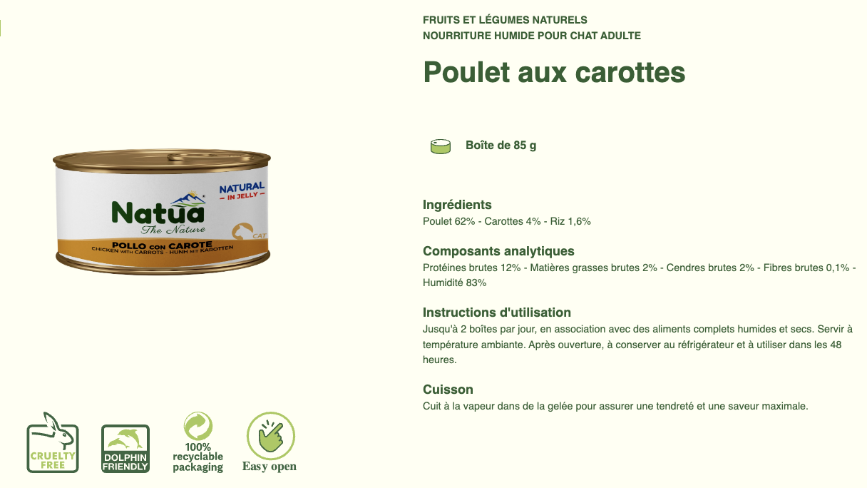 #12 ACTION DU MOIS TOUS CLIENTS 05/2025 Natua Natural in jelly cat (6x85g Cat Jelly Cans) (-35%) NON CUMULABLE – Image 38