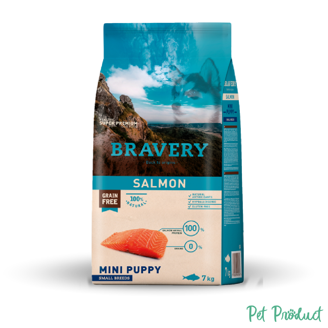 Bravery Dog Puppy Saumon Small Breed Grain Free