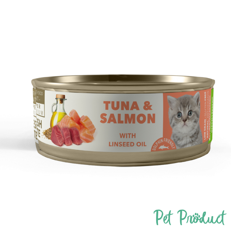 Amity Cat Wet Food Kitten Tuna Et Salmon 80g