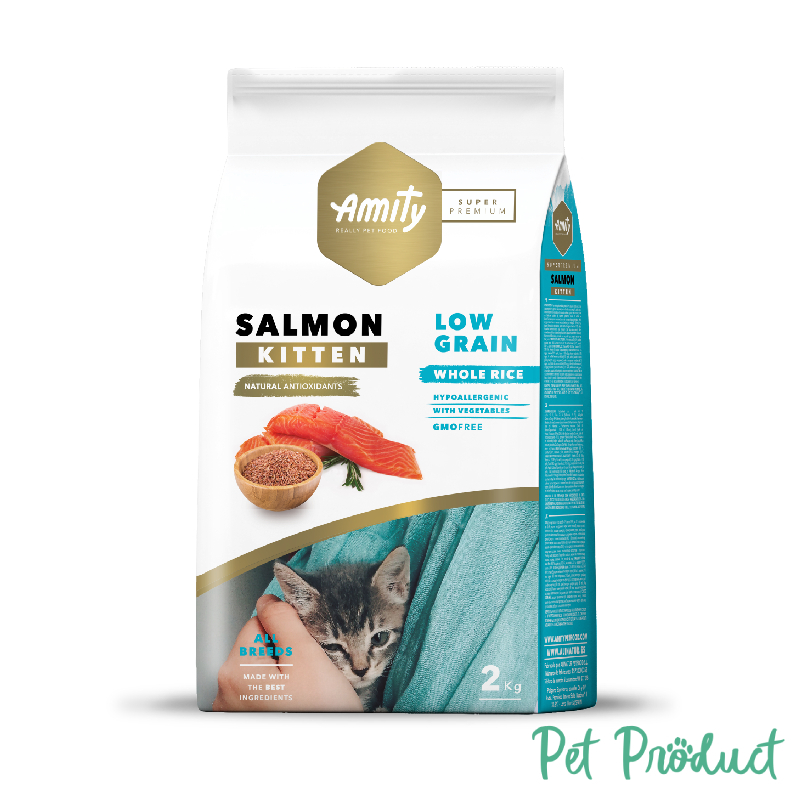 Amity Cat Super Premium Line Kitten Salmon