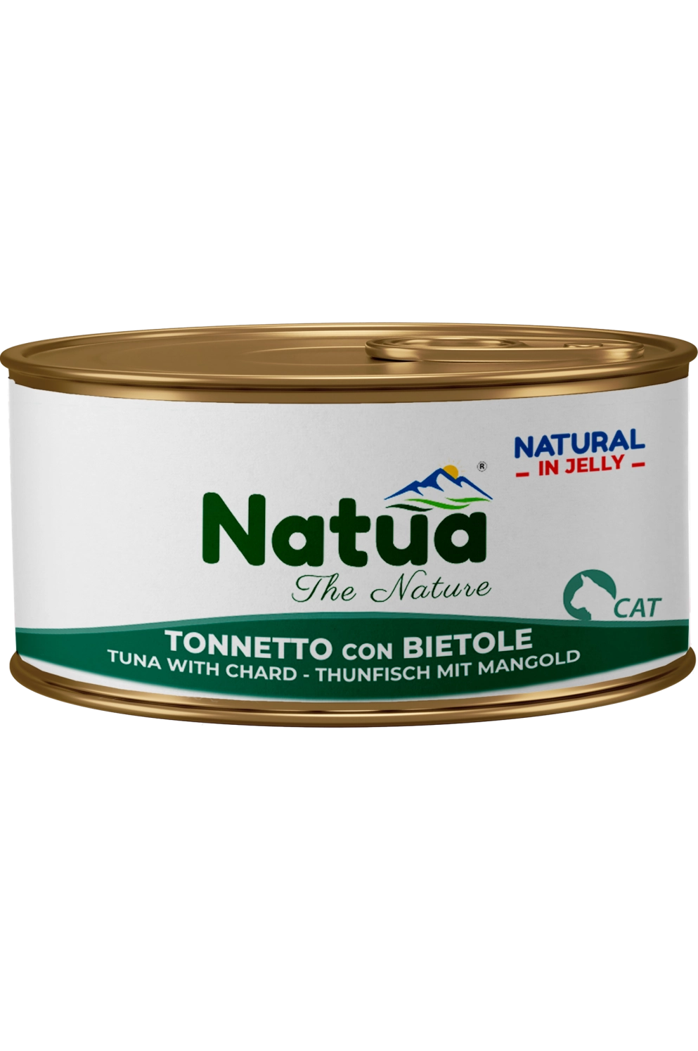 0205 Natua Natural in jelly cat (Thon aux Blettes 85g) Cat Jelly Cans Tuna with Chard