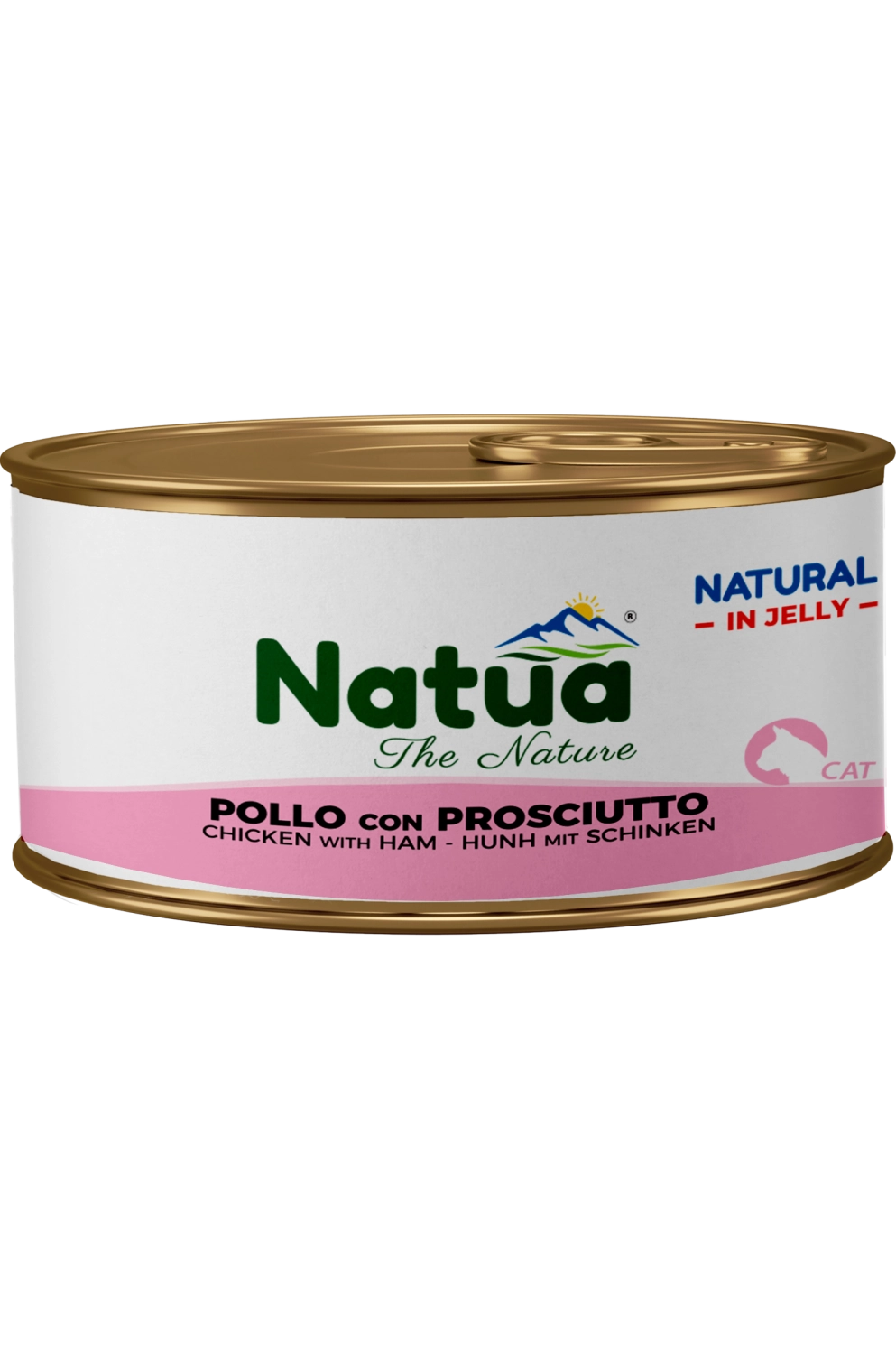 0301 Natua Natural in jelly cat (Poulet avec Jambon 85g) Dog Jelly Cans Chicken with Ham