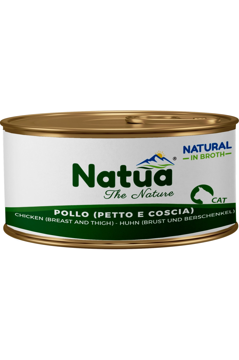 0450 Natua Natural in Broth cat (Poulet 85g(Poitrine et Cuisse)) Cat Broth Cans chicken (breast thigh)
