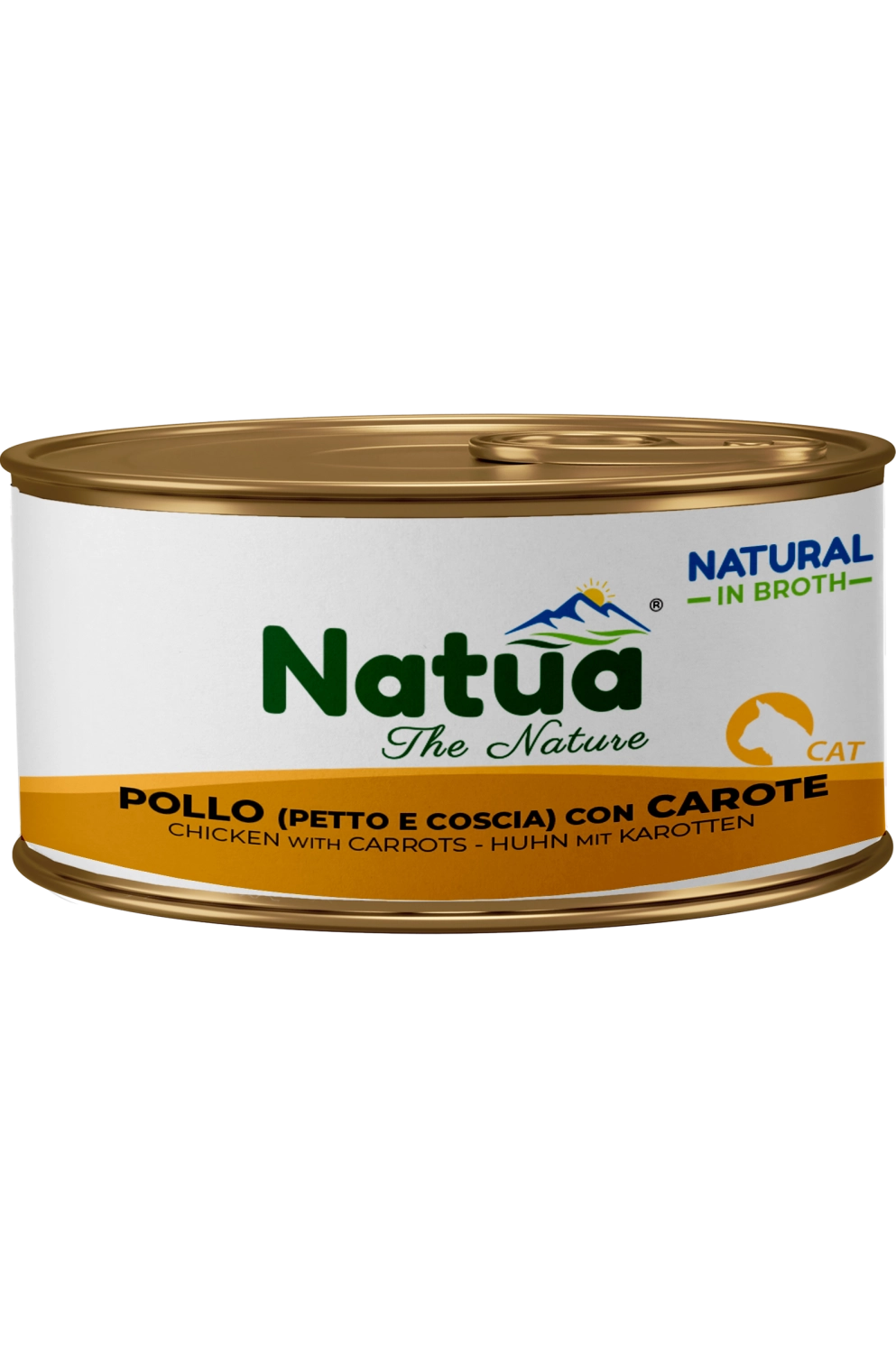 0451 Natua Natural in Broth cat (Poulet et Carottes 85g (Poitrine et Cuisse)) Cat Broth Cans chicken with Carrots (breast thigh)
