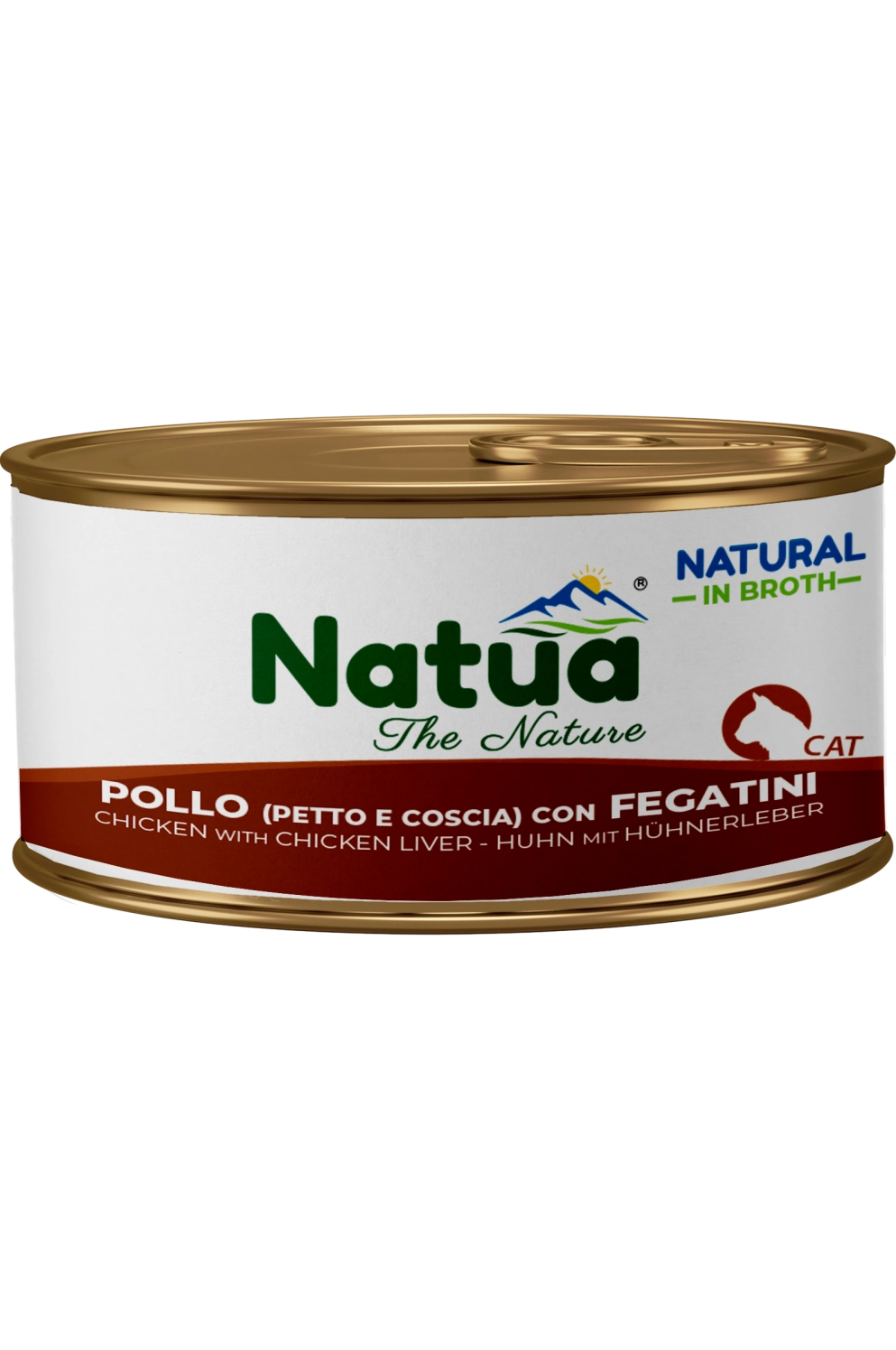 0452 Natua Natural in Broth cat (Poulet et Foie de Poulet 85g(Poitrine et Cuisse)) Cat Broth Cans chicken with Chicken Liver (breast thigh)