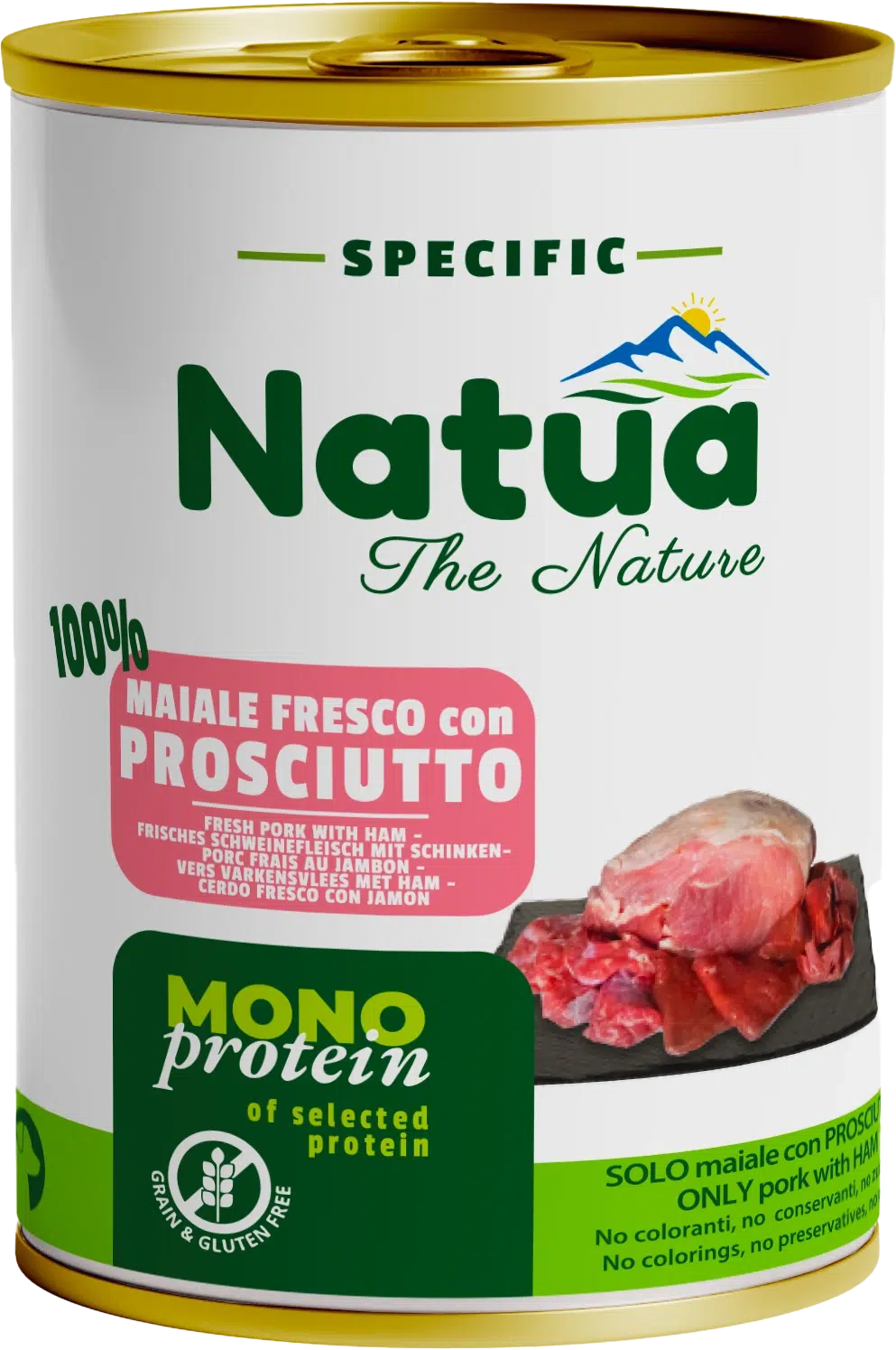 2004 Natua Specific dog (6x400g Jambon) Dog Cans Ham
