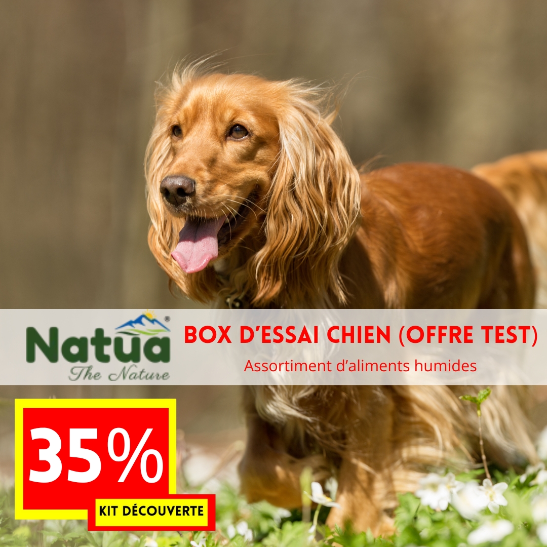 OFFRE DECOUVERTE 2025 Kit de produits chien -35% (offre test NATUA)