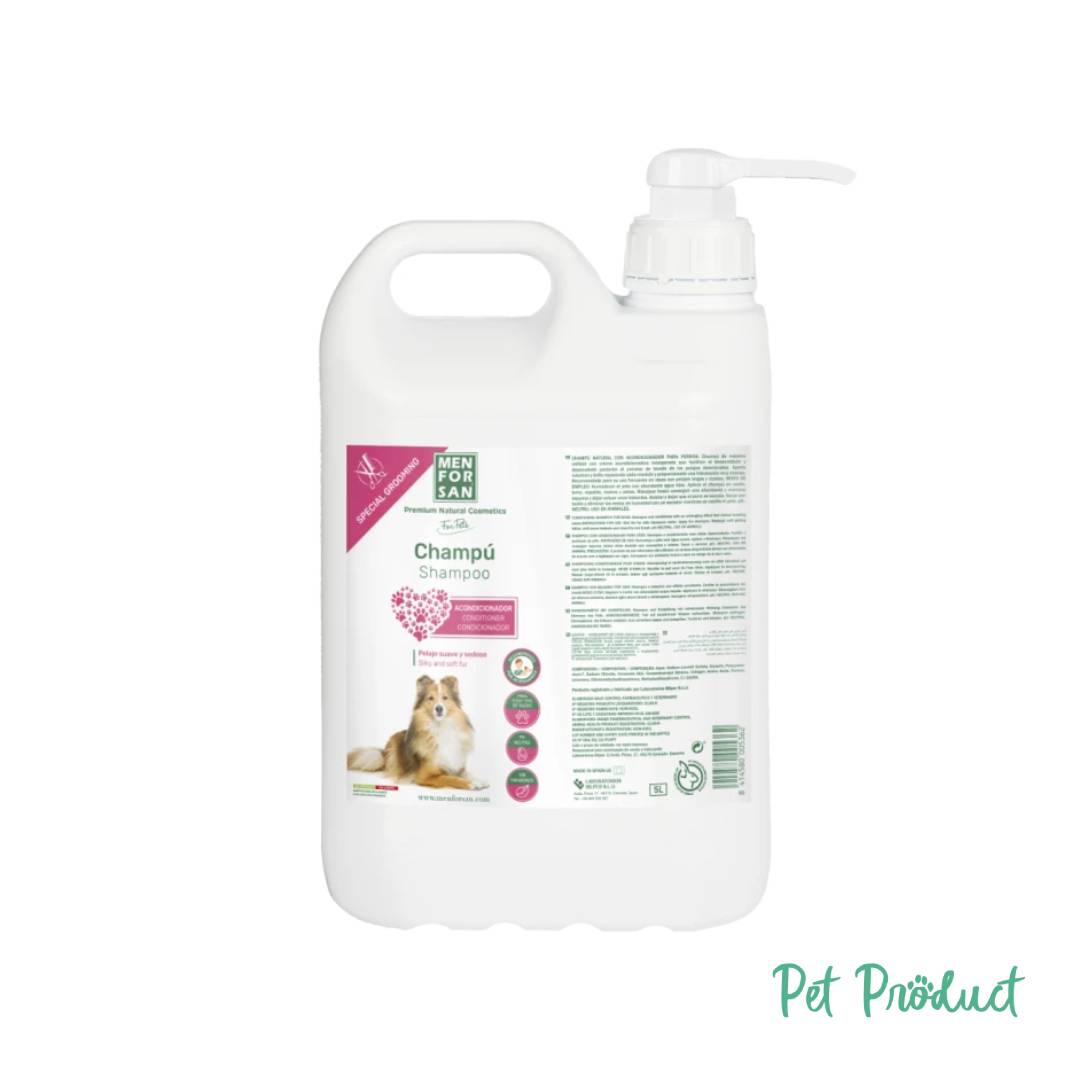 Men For San Shampoing Conditionneur revitalisant pour chiens 5 litres