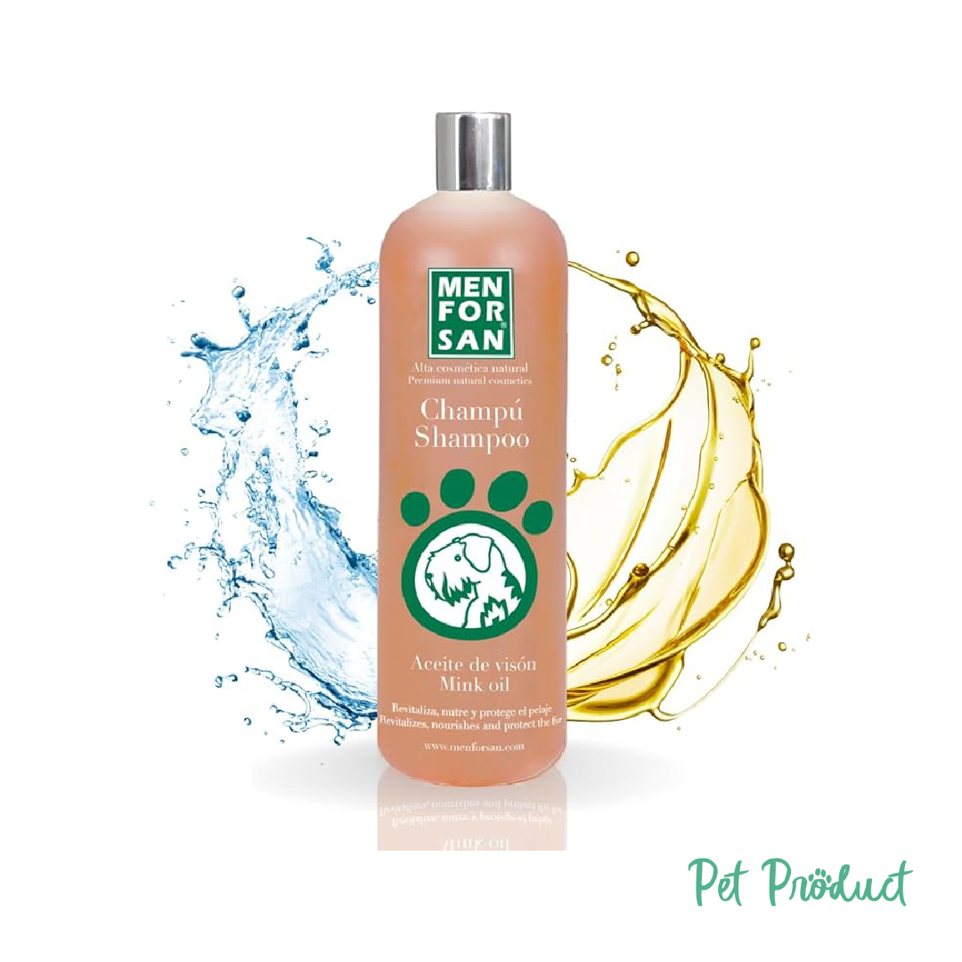 Men For San Shampoing à l'huile de vison pour chiens 1 litre