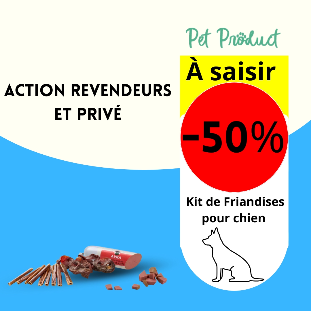 #11 ACTION DU MOIS 06/25 Kit de Friandises chien -50% RABAIS NON CUMULABLE