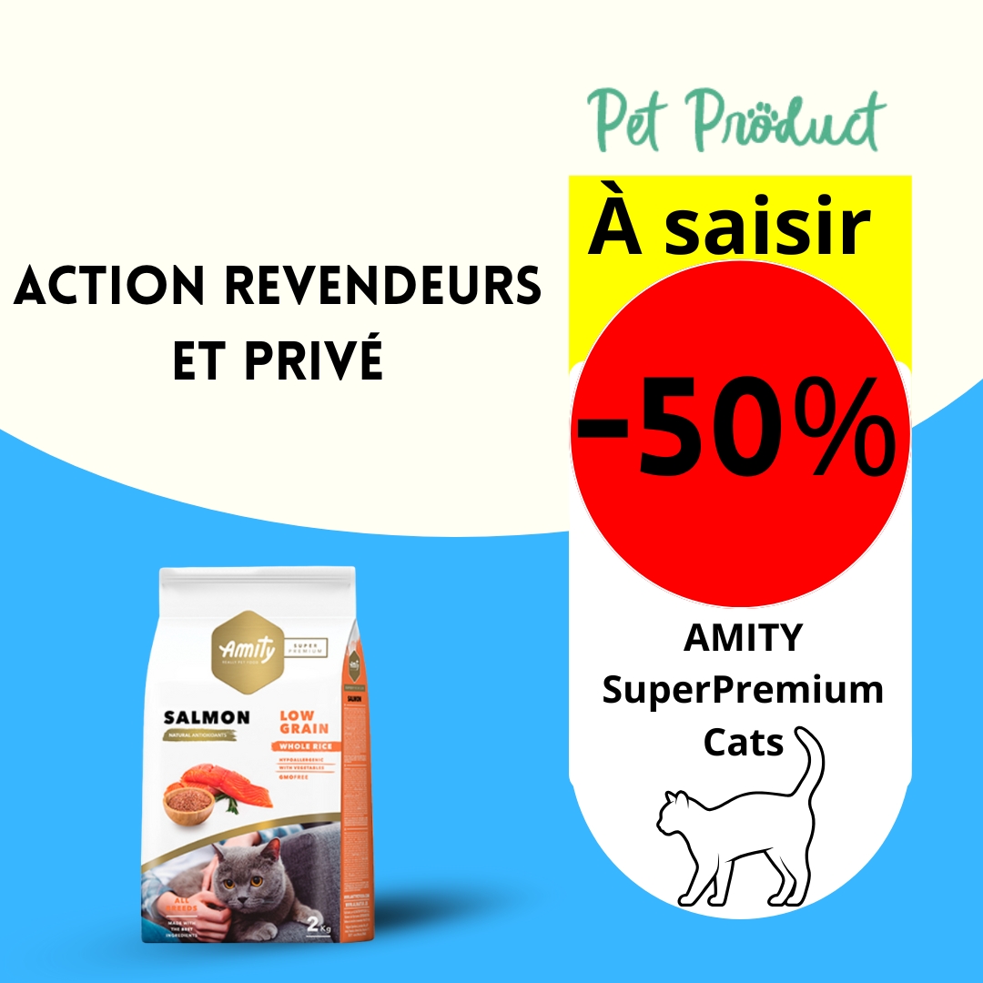 #8 ACTION DU MOIS 06/25 AMITY SuperPremium Cats (-50%) RABAIS NON CUMULABLE