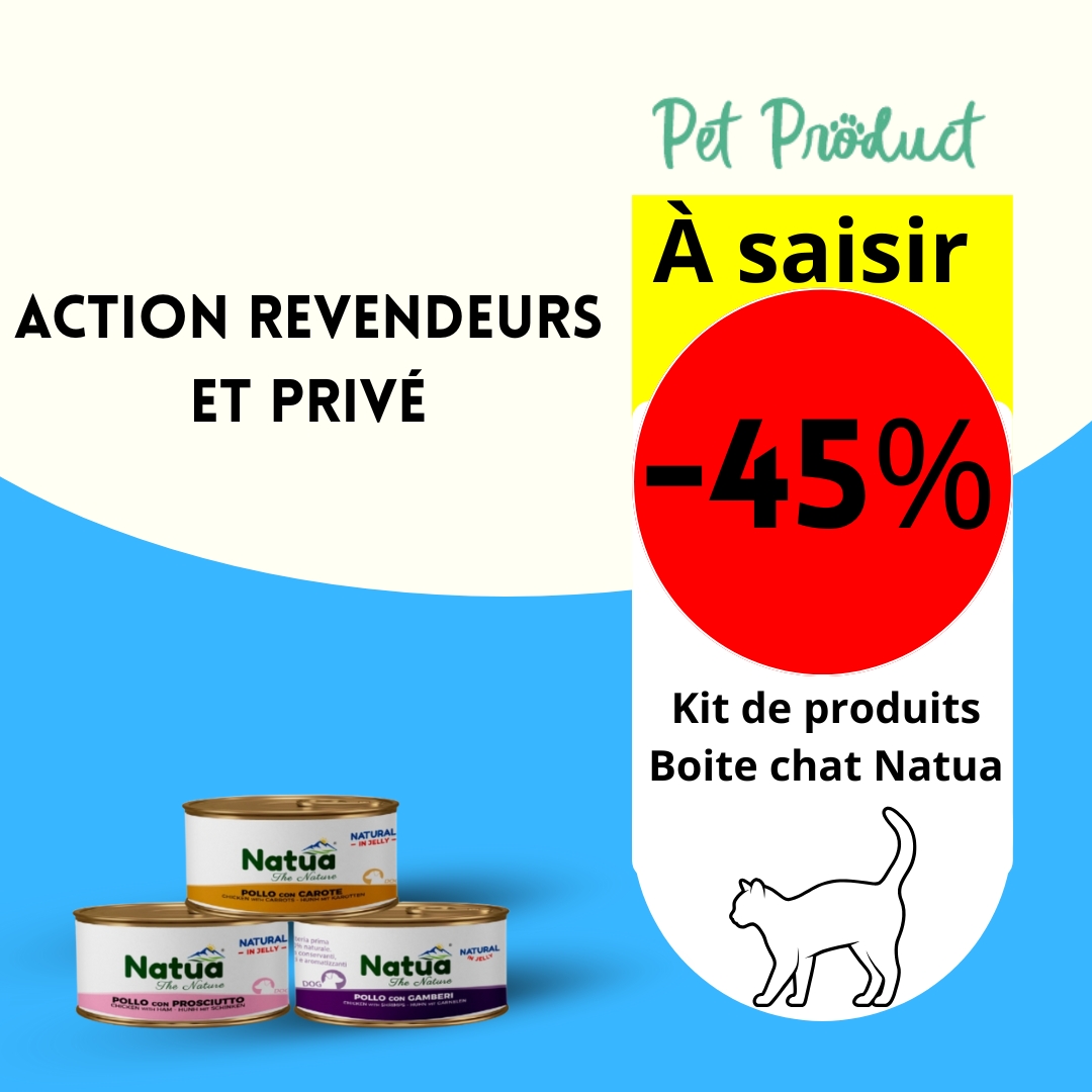 #9 ACTION DU MOIS 06/25 Kit de produits Boite chat Natua -45% RABAIS NON CUMULABLE